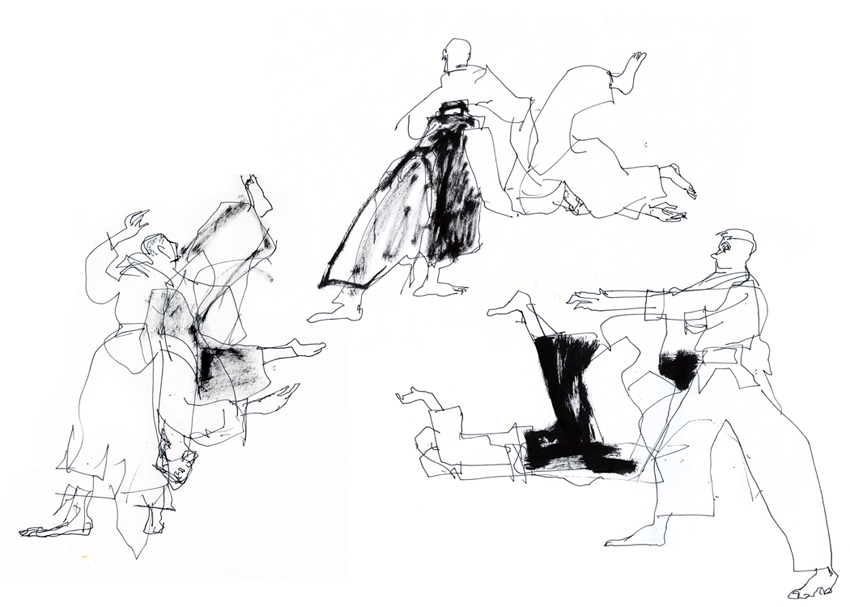 Aikido Moves On Long Island Urban Sketchers